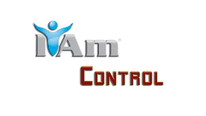 I Am Control logo with a stylized human figure and bold text.
